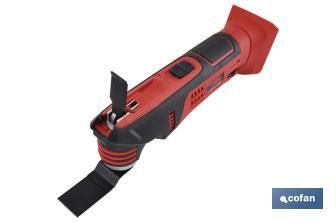 Multiherramienta a Batería | 15000 rpm | Batería Li-ion  18V + Cargador incluidos | Incluye accesorios - Cofan