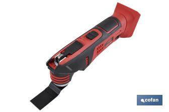 Multiherramienta a Batería | 15000 rpm | Batería Li-ion  18V + Cargador incluidos | Incluye accesorios - Cofan