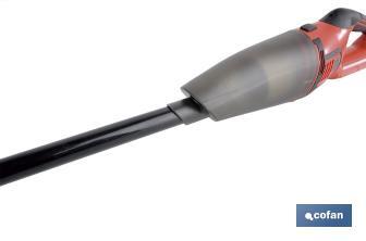 Aspirador a batería con prolongadores y accesorio giratorio | Batería Li-ion 20V + Cargador incluidos - Cofan