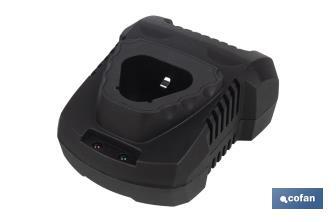 Taladro atornillador a batería | 19+ 1 posiciones de apriete | Batería Li-ion 12 V 2.0 Ah | Dos velocidades | Maletín incluido - Cofan