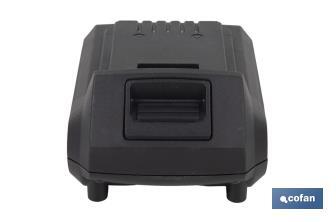 Batería de litio Li-ion de 20 V y 1.5 Ah | Adecuada para herramientas eléctricas Cofan | Protección electrónica integral - Cofan