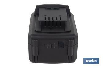 Batería de litio Li-ion de 20 V y 4.0 Ah | Adecuada para herramientas eléctricas Cofan | Protección electrónica integral - Cofan