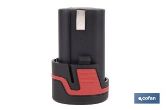 Batería Li-ion de 12 V y 2.0 Ah | Adecuado para taladro 50003244 | Larga duración y protección integral - Cofan