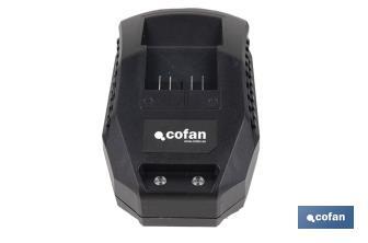 Cargador de batería 20V 2,4 A | Protección avanzada | Compatible con sistema 1 For All | Tecnología de carga inteligente - Cofan