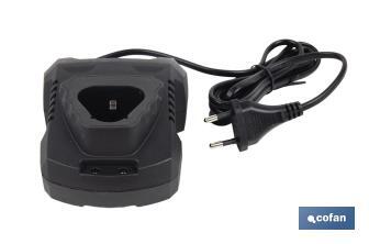 Cargador de batería de alta velocidad: 12V 2,4 A | Carga rápida y segura | Adecuado para batería 50003246 - Cofan