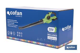 Soprador a bateria. - Cofan