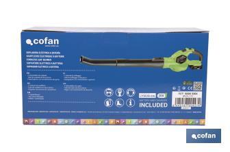 Soprador a bateria. - Cofan
