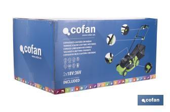 Cordless Lawn mower wheels - Cofan