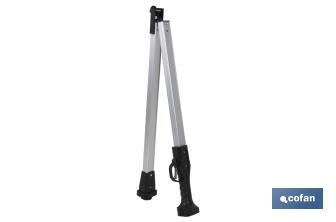 Kit of cordless pruning shears with extensible pole | Pole available in two different sizes: 130cm or 190cm - Cofan