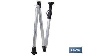 Kit of cordless pruning shears with extensible pole | Pole available in two different sizes: 130cm or 190cm - Cofan