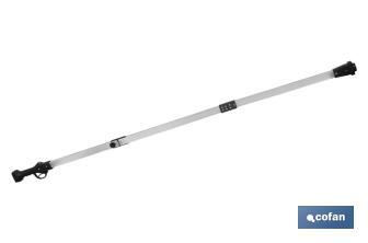 Kit of cordless pruning shears with extensible pole | Pole available in two different sizes: 130cm or 190cm - Cofan