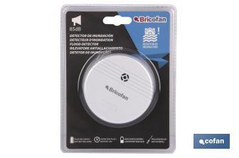 Flood detector with sound alarm | Size: Ø80mm | Batteries included - Cofan