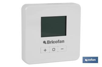 Digital thermostat | Heating | Digital temperature control | Size: 100 x 80 x 40mm - Cofan