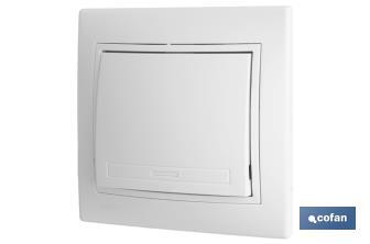 Interruttore - deviatore da incasso | Modello Pacific | 10 A - 250 V | Colore: bianco - Cofan