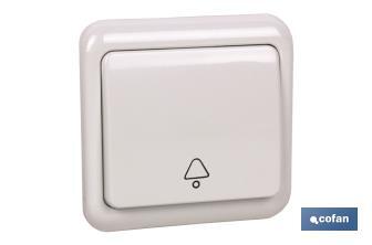 Interruttore da incasso | Modello Pacific | 10 A - 250 V | Colore: bianco - Cofan