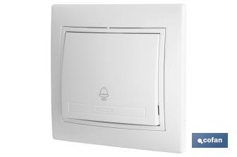 Interruttore da incasso | Modello Pacific | 10 A - 250 V | Colore: bianco - Cofan