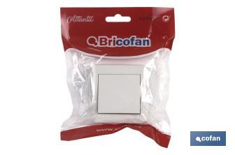 Comutador - Interruptor de superficie | Modelo Atlantis | Cor Branco | 10 A - 250 V - Cofan