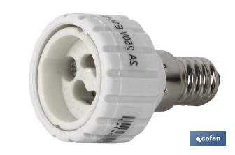 Lamp-holder adapter | From E27 to GU10/GZ10 | 2A - 250V~ - Cofan