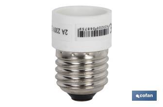 Lamp-holder adapter | From E27 to E14 | 2A - 250V~ - Cofan