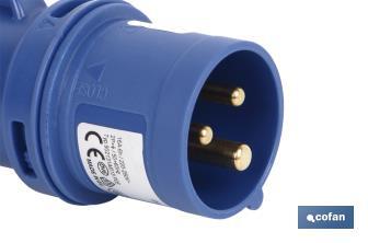 Mobile industrial plug | Ingress Protection: 44 | Screw-terminal connection - Cofan