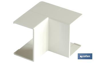 Internal angle for electrical mini-trunking | Several sizes | IP 40 - Cofan