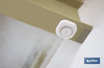 Detector de humo inteligente | Conexión WiFi y Bluetooth | Aplicación Smart Life o Tuya | Compatible con Alexa y Google | Seguridad en el hogar - Cofan