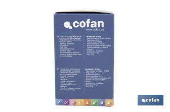 Enchufe inteligente con conexión WiFi y Bluetooth | Aplicación Smart Life o Tuya | Compatible con Alexa y Google | Control remoto | Con protección infantil - Cofan