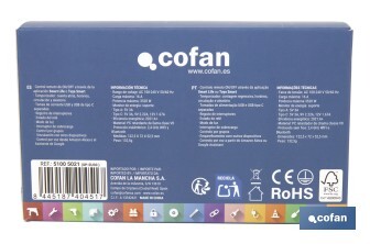 Enchufe inteligente con USB y tipo C | Conexión WiFi y Bluetooth | Aplicación: Smart Life o Tuya | Compatible con Alexa y Google | Control remoto, temporizador y protección infantil - Cofan
