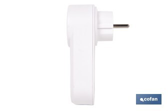 Enchufe inteligente con USB y tipo C | Conexión WiFi y Bluetooth | Aplicación: Smart Life o Tuya | Compatible con Alexa y Google | Control remoto, temporizador y protección infantil - Cofan