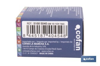 Relé individual WiFi inteligente | Automatiza interruptores o enchufes | Funcionamiento con aplicación Smart Life o Tuya | Compatible con Alexa y Google | 16 A/3520 W | Conectividad WiFi - Cofan