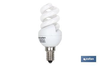 Lámpara Bajo consumo Espiral 7W/E14 - Cofan