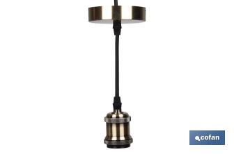 Cable pour lampe Deco Or clair - Cofan