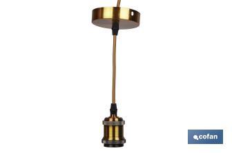 Lampholder cable (Gold) - Cofan