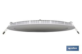 Rundes Downlight in Weiss zum "Einbauen" - Cofan