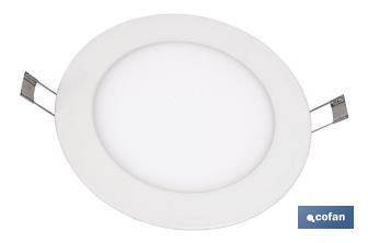 Rundes Downlight in Weiss zum "Einbauen" - Cofan