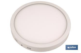 Rundes Downlight in Weiss für "Flächen" - Cofan