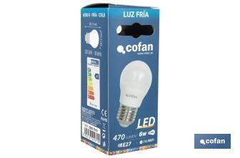 Lampadina Led a sfera  - Cofan