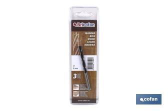 Bricofan drills WOOD 3P "Blister" - Cofan