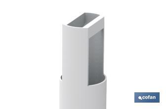 Cofan Toilet Flush Valve | With Handle | Tigris Model | Universal Flush Valve | High Quality Plastics - Cofan
