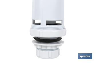 Cofan Flush Valve for High Level Cistern with Base | Polypropylene | Easy to Install | High Quality Flush Valve - Cofan
