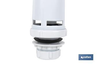 Flush Valve for High Level Cistern with Base | Polypropylene | Easy to Install | High Quality Flush Valve - Cofan