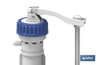 Toilet Fill Valve | Bottom Entry Fill Valve | Kenyir Model | Piston Closure | Manufactured with Plastic Materials - Cofan