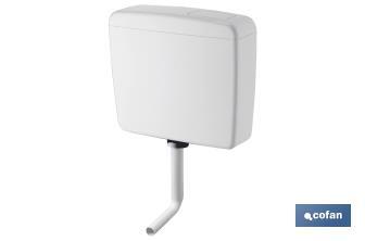 Medium Level Cistern | Complete Cistern | Flush Interruption | Bratán Model | ABS - Cofan
