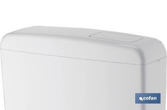 Medium Level Cistern | Complete Cistern | Flush Interruption | Bratán Model | ABS - Cofan