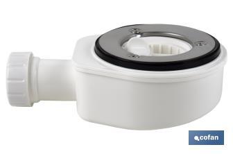 Extra flat shower tray valve with no trim plate - Cofan