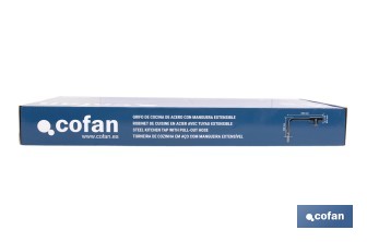 Grifo de cocina negro con 3 funciones y giro 360º | Material: acero inoxidable 304 | Cartucho cerámico de Ø35 mm - Cofan