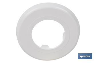 Tubo flessibile | Bianco | Lunghezza: 300-720 mm | Per lavabo e bidet | Dimensioni: 1" 1/2 Ø32-40 mm o 1" 1/4 Ø40-50 mm - Cofan