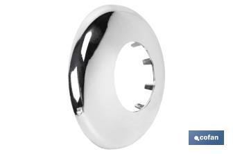 Tubo flessibile metallizzato | Lunghezza: 300-720 mm | Per lavabo e bidet | Dimensioni: 1" 1/2 Ø32-40 mm o 2" 2/2 Ø40-50 mm - Cofan