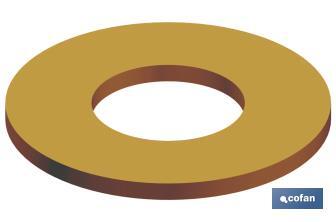 Sealing Gasket | Size: Ø32 x Ø65.6 x 3mm | Victoria Type Flush Valve | Close-Coupled Cistern - Cofan