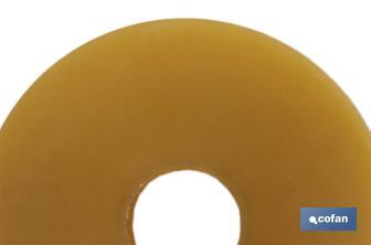 Sealing Gasket | Ø17.2 x Ø65 x 3mm | For the Closure of the Flush Valve | Narrow Flush Pipe - Cofan